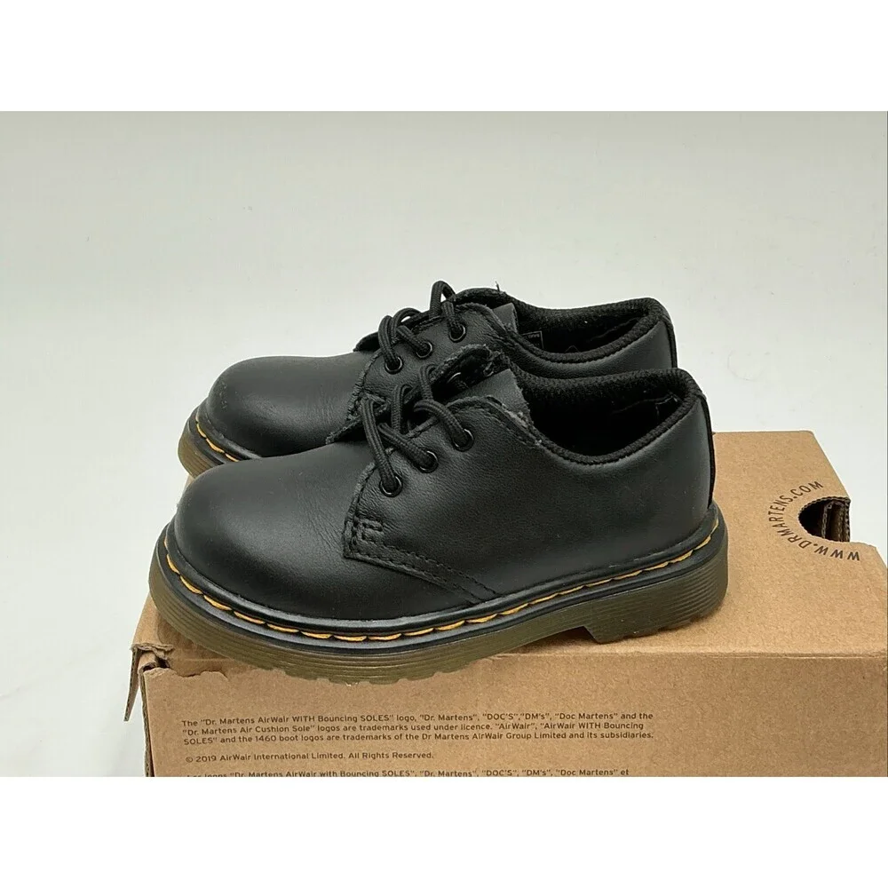 Dr. Martens 1461 30819001 Oxford Toddler US 7 Black Softy Leather Shoes Ebay1219